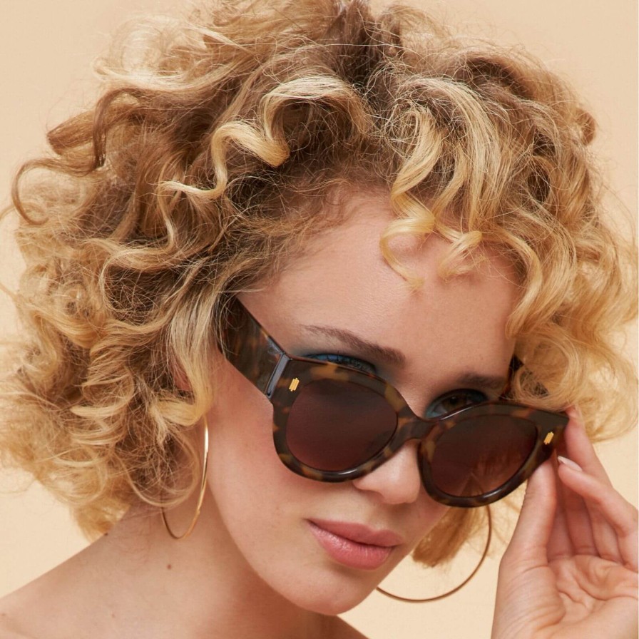 Powder Powder Bailey Sunglasses - Tortoiseshell Hot