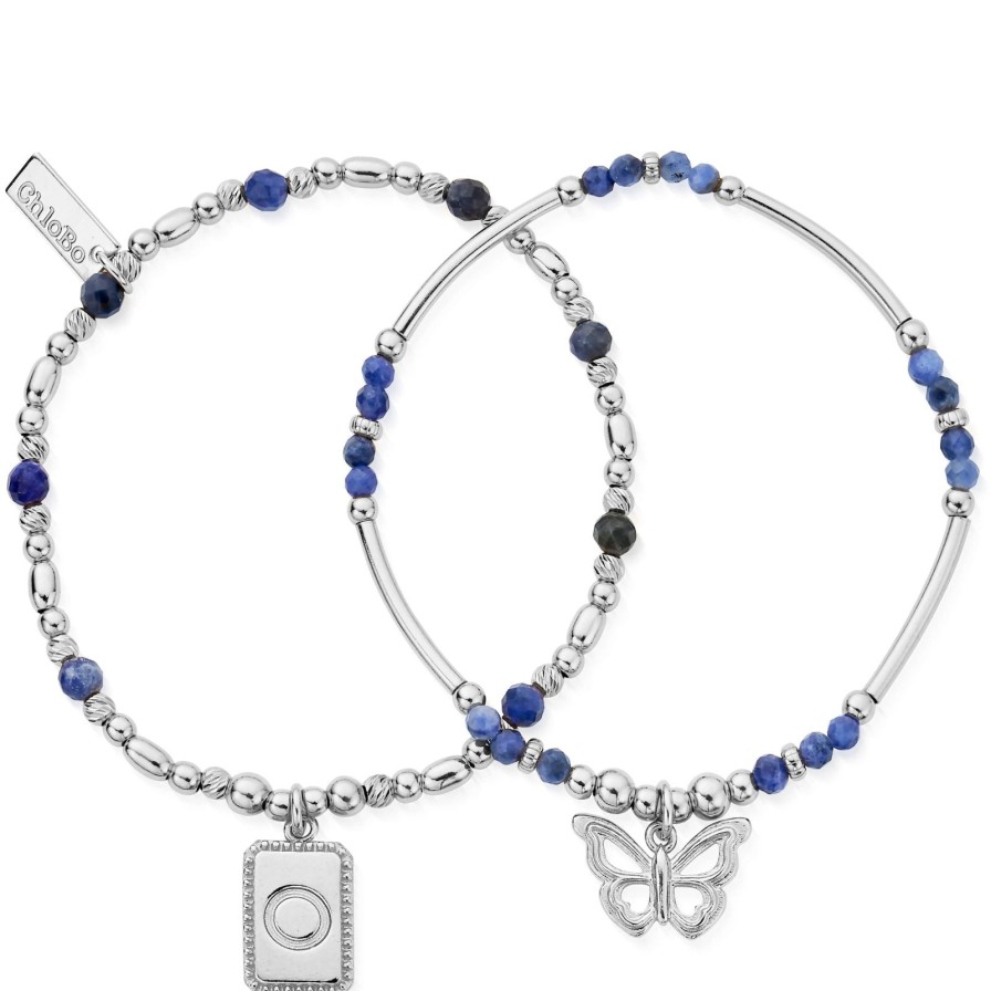 ChloBo Chlobo New Beginning Sodalite Bracelet Set Online