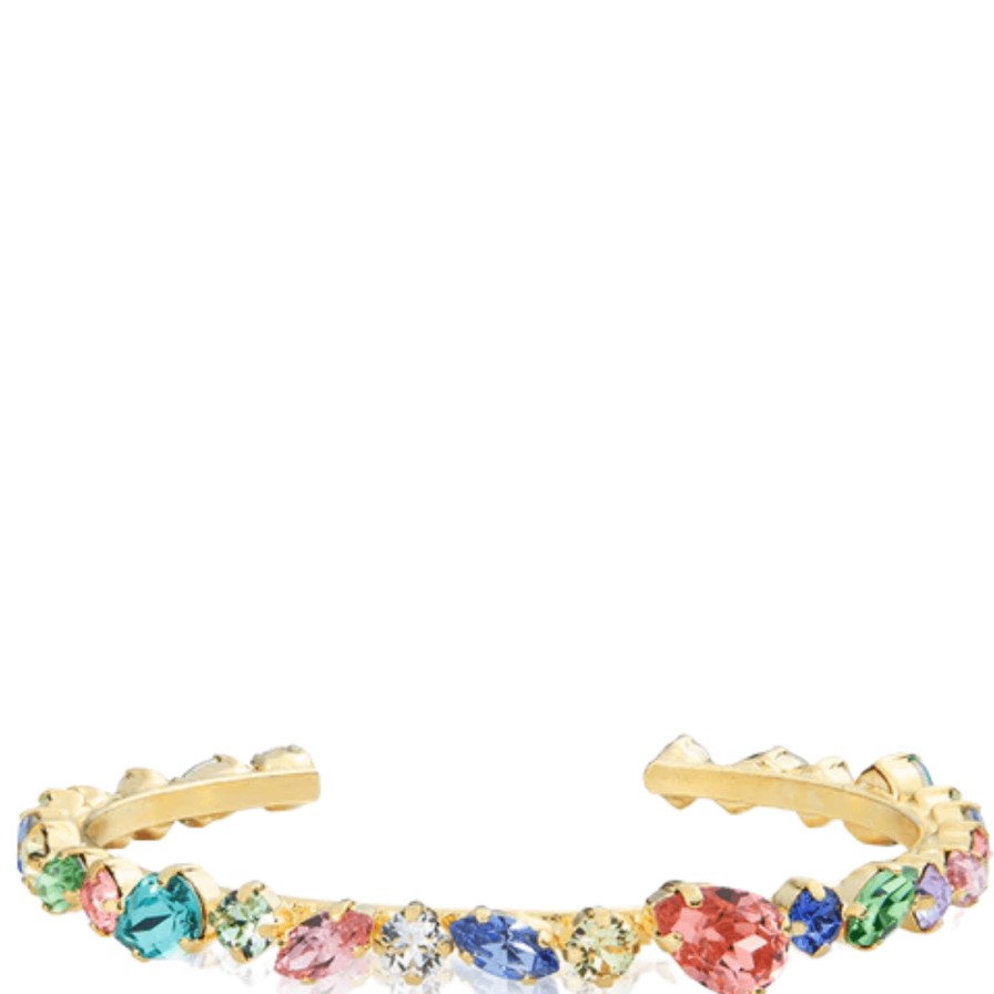 Caroline Svedbom Caroline Svedbom Gold Antonia Bangle - Rainbow Clearance