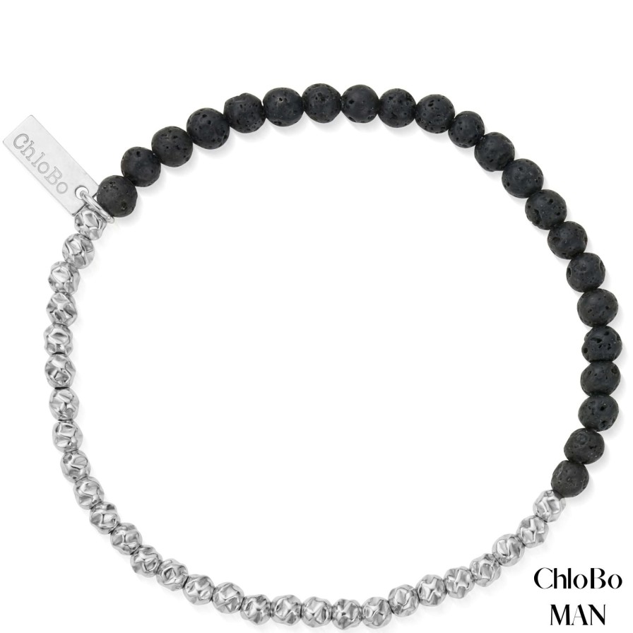 ChloBo MAN Chlobo Man - Black Lava Principal Bracelet Online