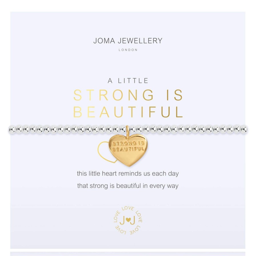 Joma Joma Strong Is Beautiful Bracelet New