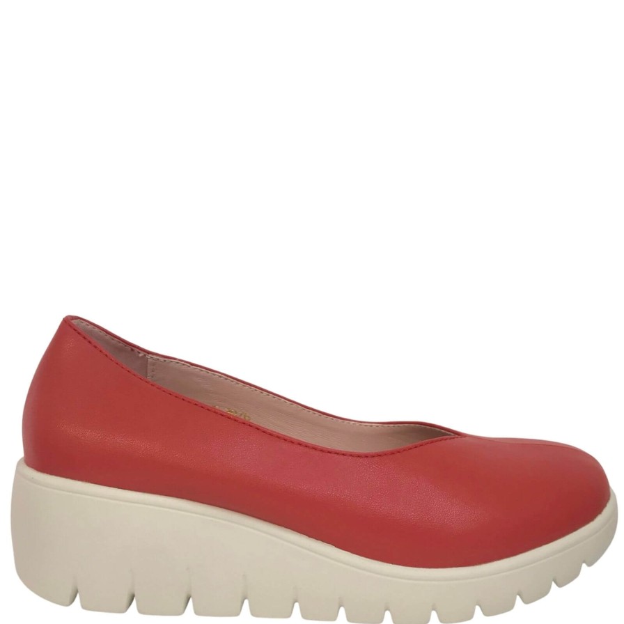 Kate Appleby Kate Appleby Hove Wedge Shoes - Cherry Hot