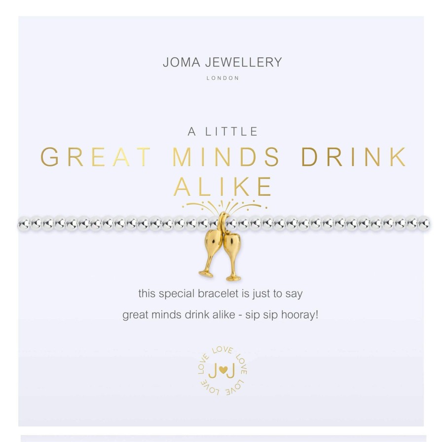 Joma Joma Great Minds Drink Alike Bracelet Hot