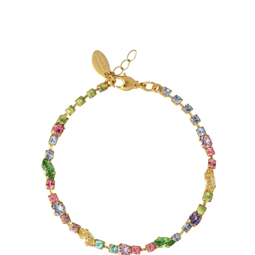 Caroline Svedbom Caroline Svedbom Gold Antonia Bracelet - Pastel Online