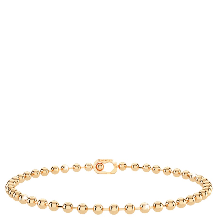 Rebecca My World Rebecca My World Tiny Ball Gold Bracelet New