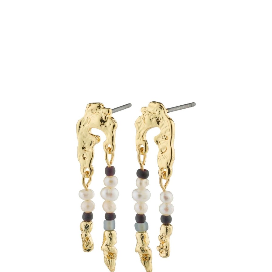 Pilgrim Pilgrim Niya Gold Drop Earrings Online