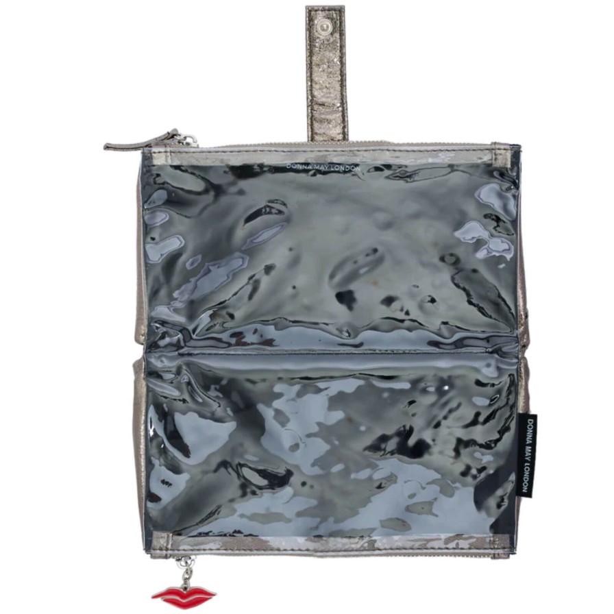 Donna May London Donna May Metallic Travel Bag - Graphite Wholesale