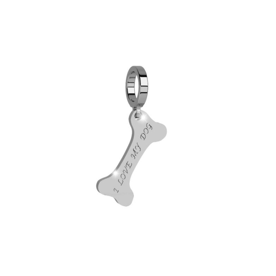 Rebecca My World Rebecca My World Silver Bone Charm New