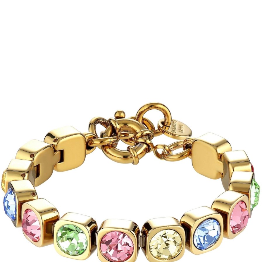 Dyrberg Kern Dyrberg Kern Conian Gold Bracelet - Multi Pastel Clearance