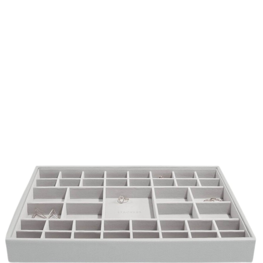 Stackers Stackers Supersize Jewellery Box (Trinket Layer) - Pebble Grey Clearance