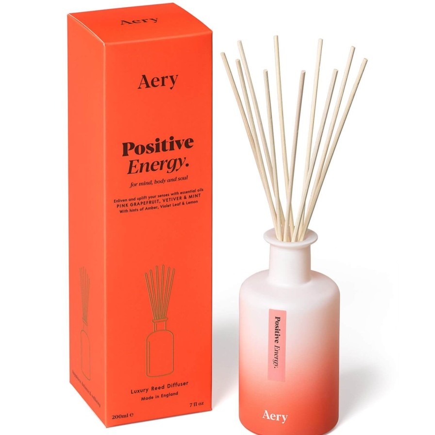 Aery Aery Positive Energy Reed Diffuser - Pink Grapefruit, Vetiver & Mint Wholesale