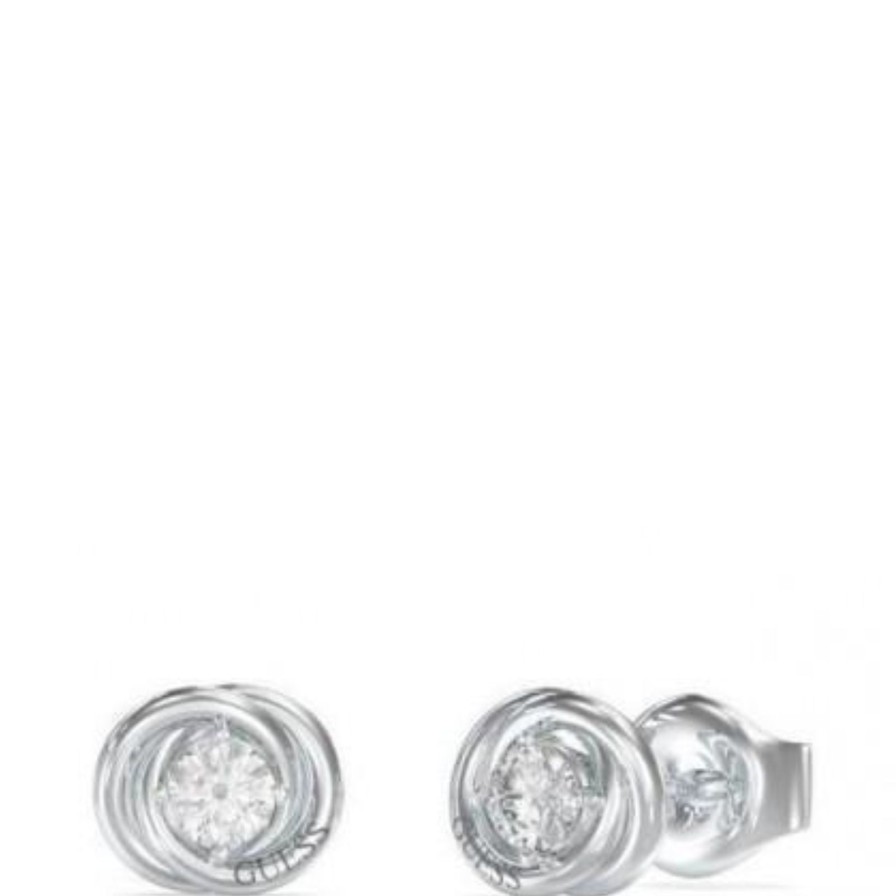 Guess Guess Perfect Links Stud Earrings - Silver Online