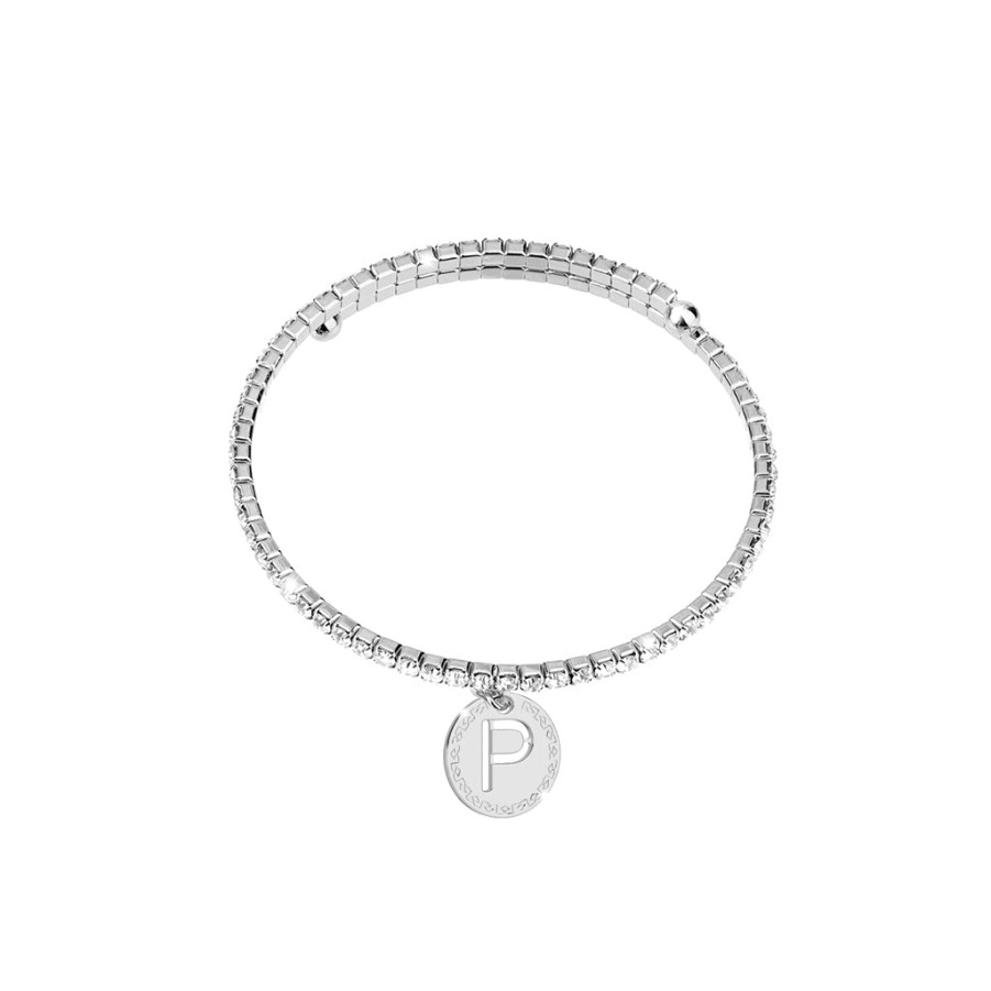 Rebecca My World Rebecca My World Silver Glam Bangle - P Hot