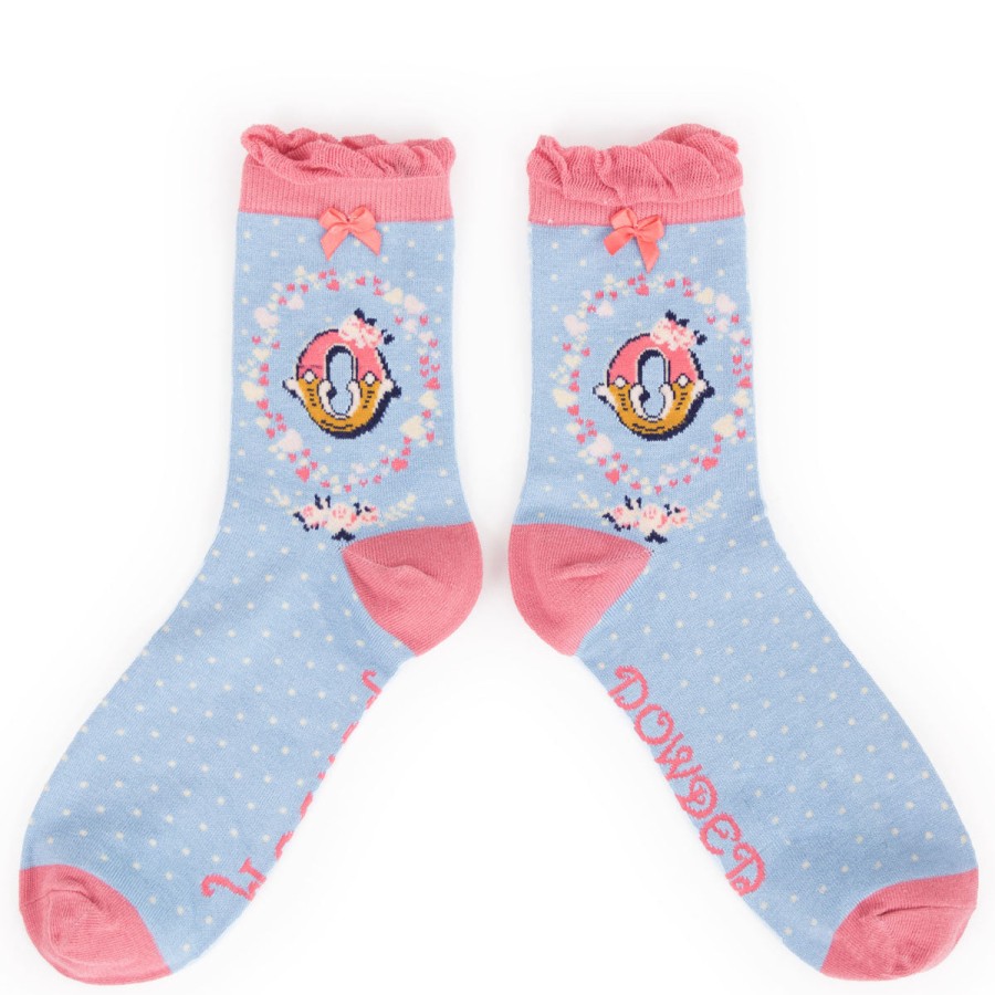 Powder Powder Initial O Ankle Socks Clearance