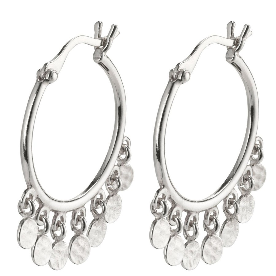 Pilgrim Pilgrim Panna Hoop Earrings - Silver Best