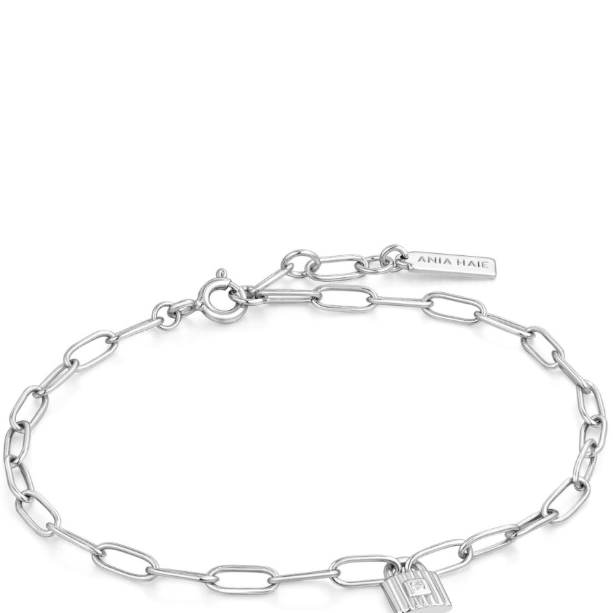 Ania Haie Ania Haie Under Lock & Key Silver Bracelet Best