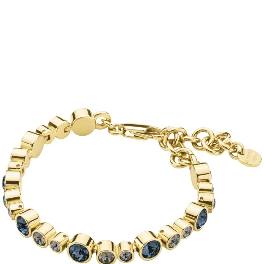 Dyrberg Kern Dyrberg Kern Teresia Gold Bracelet - Blue Wholesale