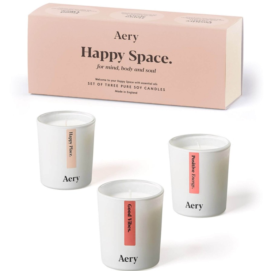 Aery Aery Happy Space Aromatherapy Gift Set - Rose Geranium & Amber New