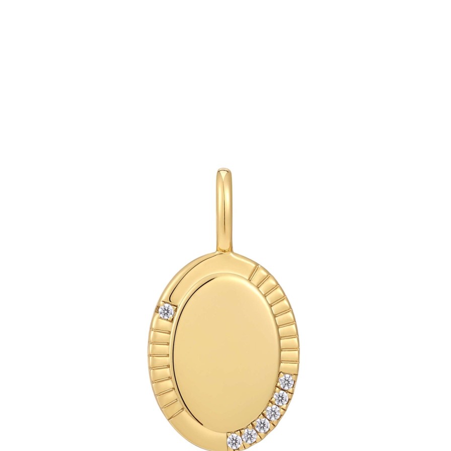 Ania Haie Pop Charm Ania Haie Pop Charms Gold Oval Charm Best