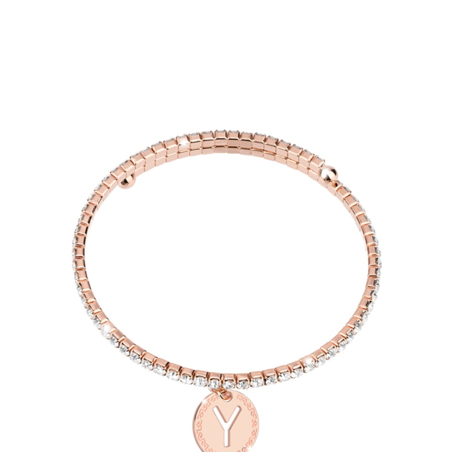 Rebecca My World Rebecca My World Rose Gold Glam Bangle - Y Best