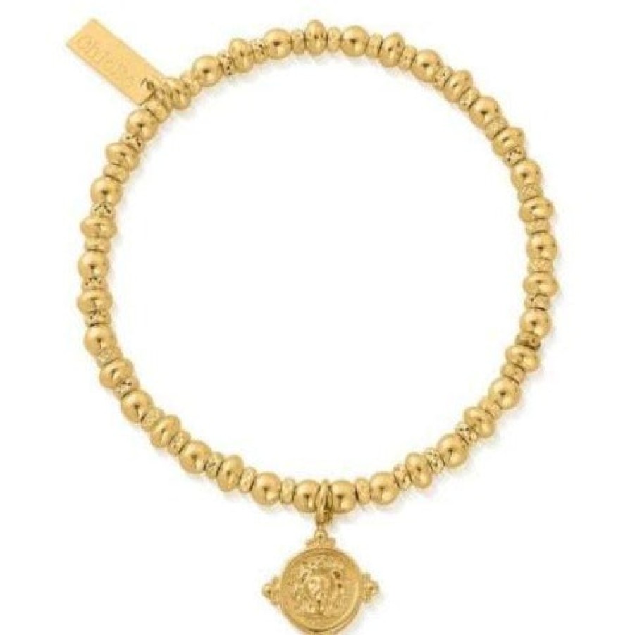 ChloBo Chlobo Lion Head Bracelet - Gold Online