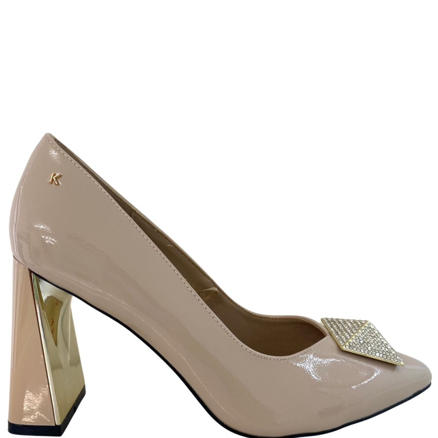 Kate Appleby Kate Appleby Hinckley Patent Pointed Toe Shoes - Nude New