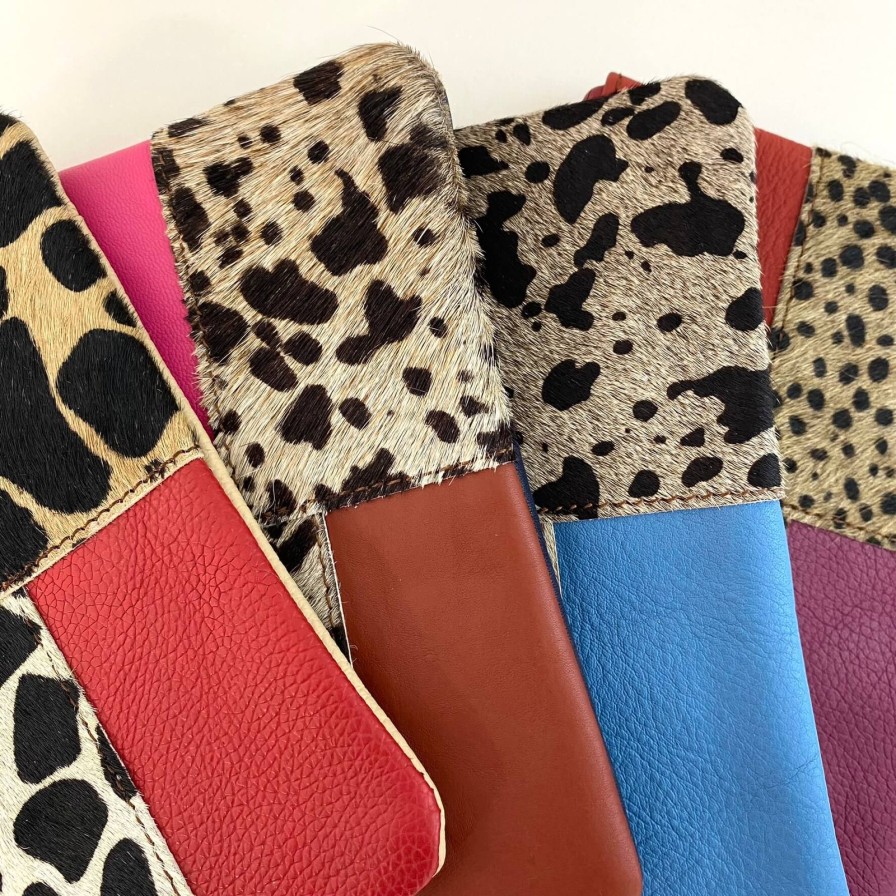 Soruka Soruka Zahra Leather Zip Purse - Print Mix (Assorted) Wholesale