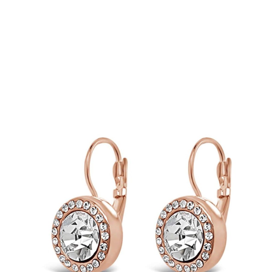 Absolute Absolute Rose Gold Chunky Drop Earrings Clearance