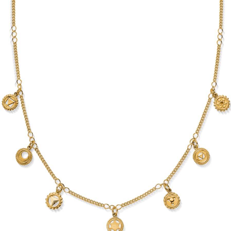 ChloBo Chlobo Positive Vibes Necklace - Gold Wholesale