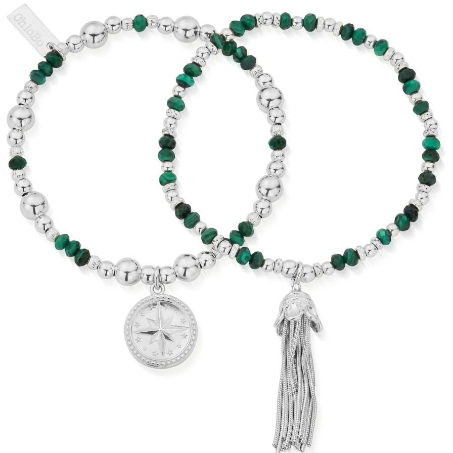 ChloBo Chlobo Forever Wandering Malachite Bracelet Set Best