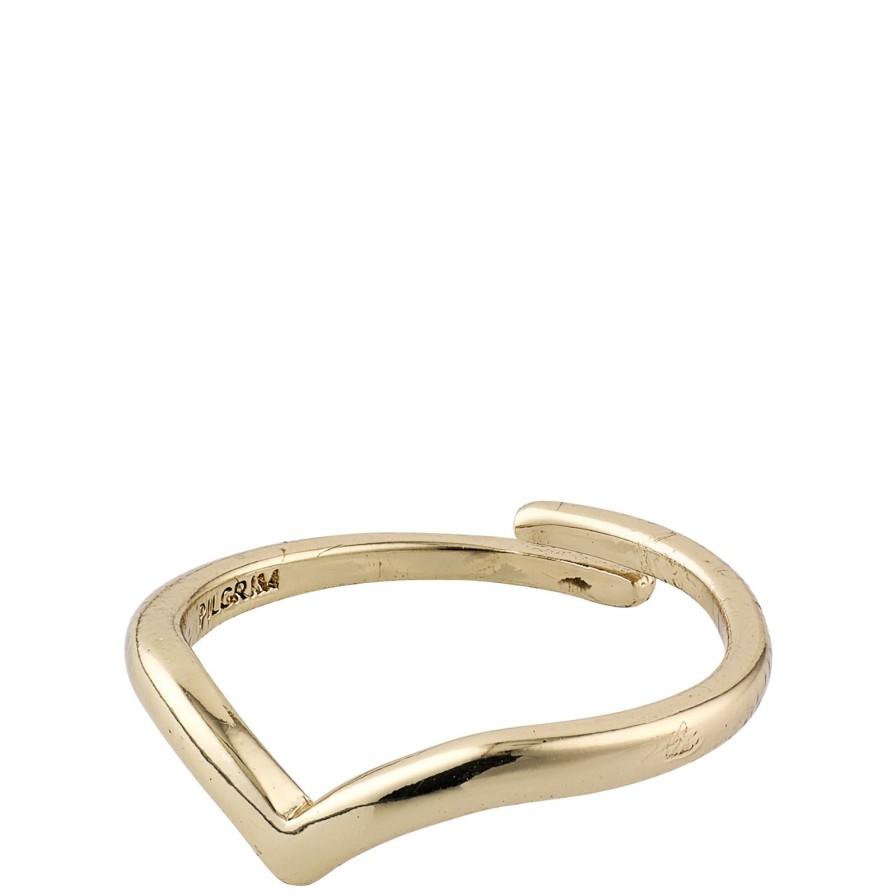 Pilgrim Pilgrim Lulu Gold Stacking Ring Wholesale