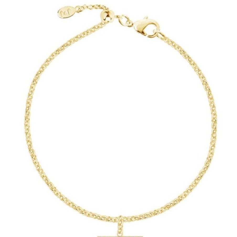 Joma Joma Demi Gold Pave Drop Bracelet Clearance