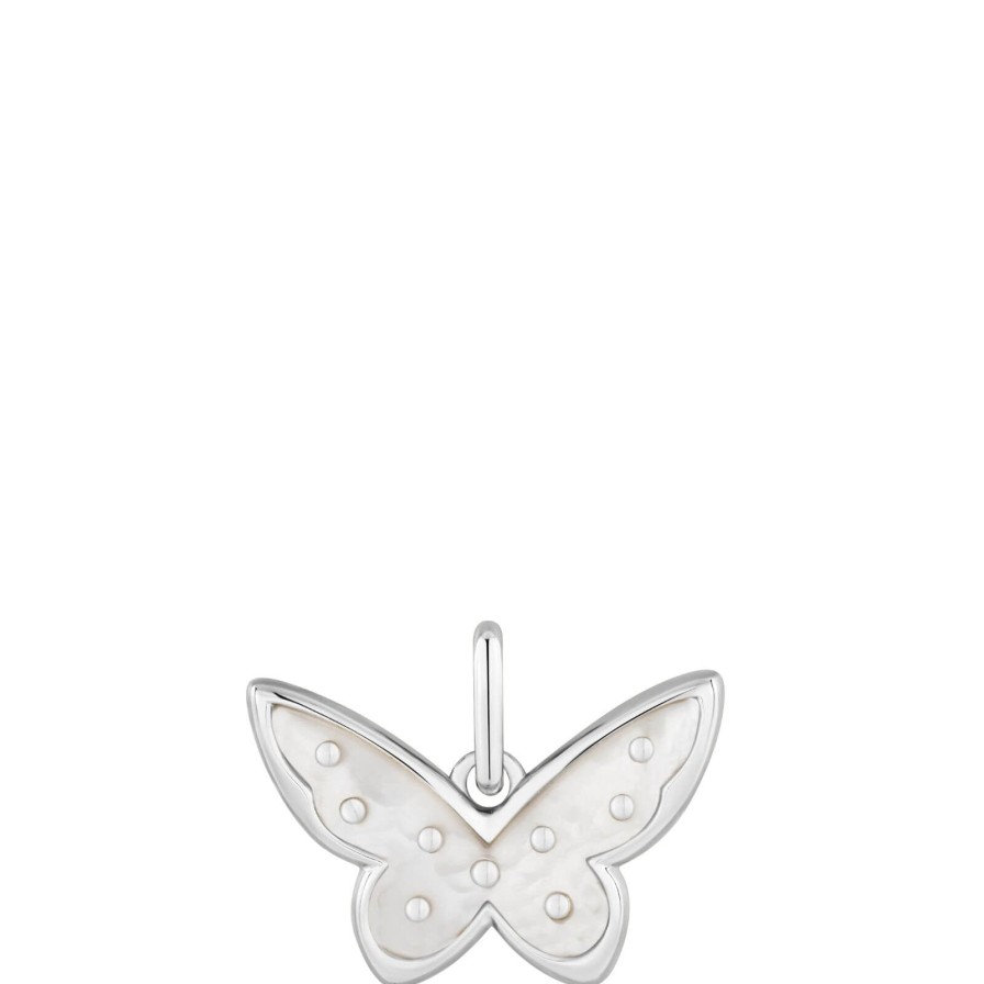 Ania Haie Pop Charm Ania Haie Pop Charms Silver Mother Of Pearl Butterfly Charm New