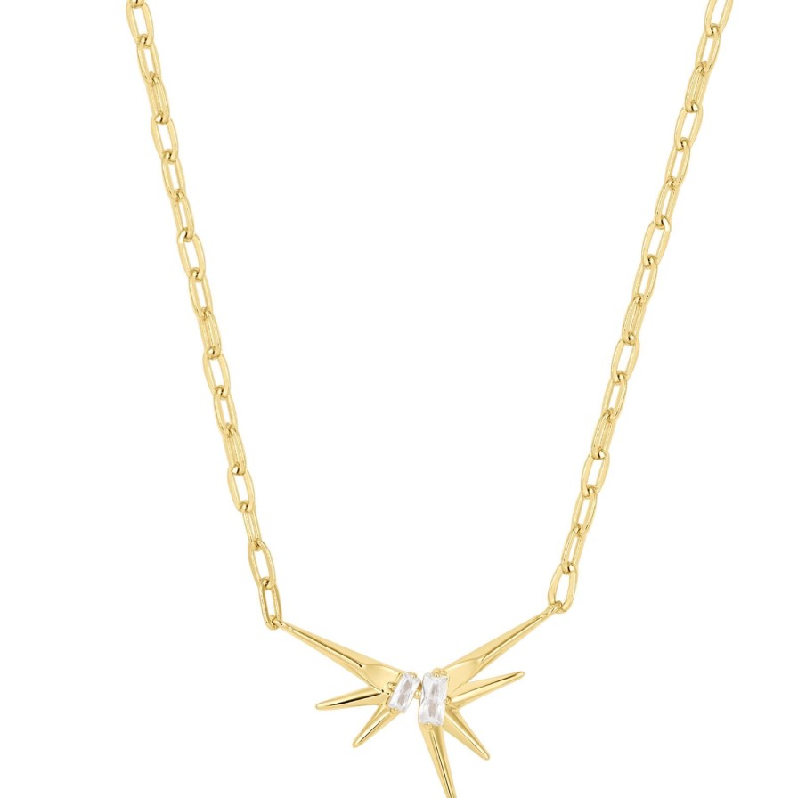 Ania Haie Ania Haie Polished Punk Gold Spike Necklace Hot