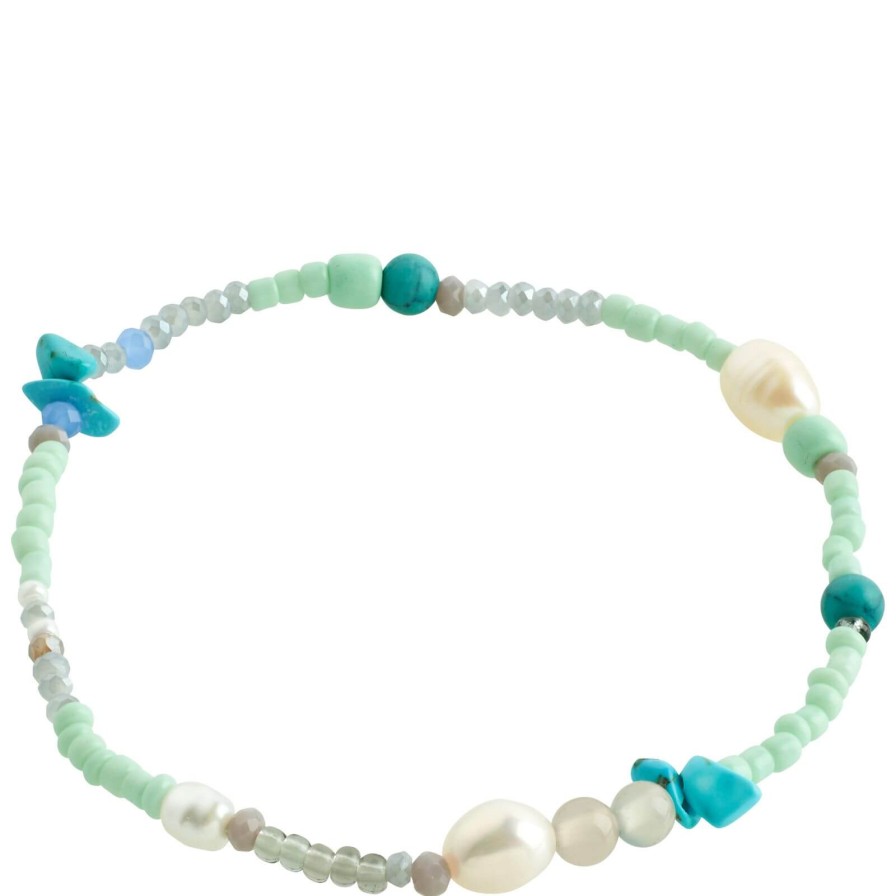 Pilgrim Pilgrim Indiana Bead Bracelet - Mint Hot