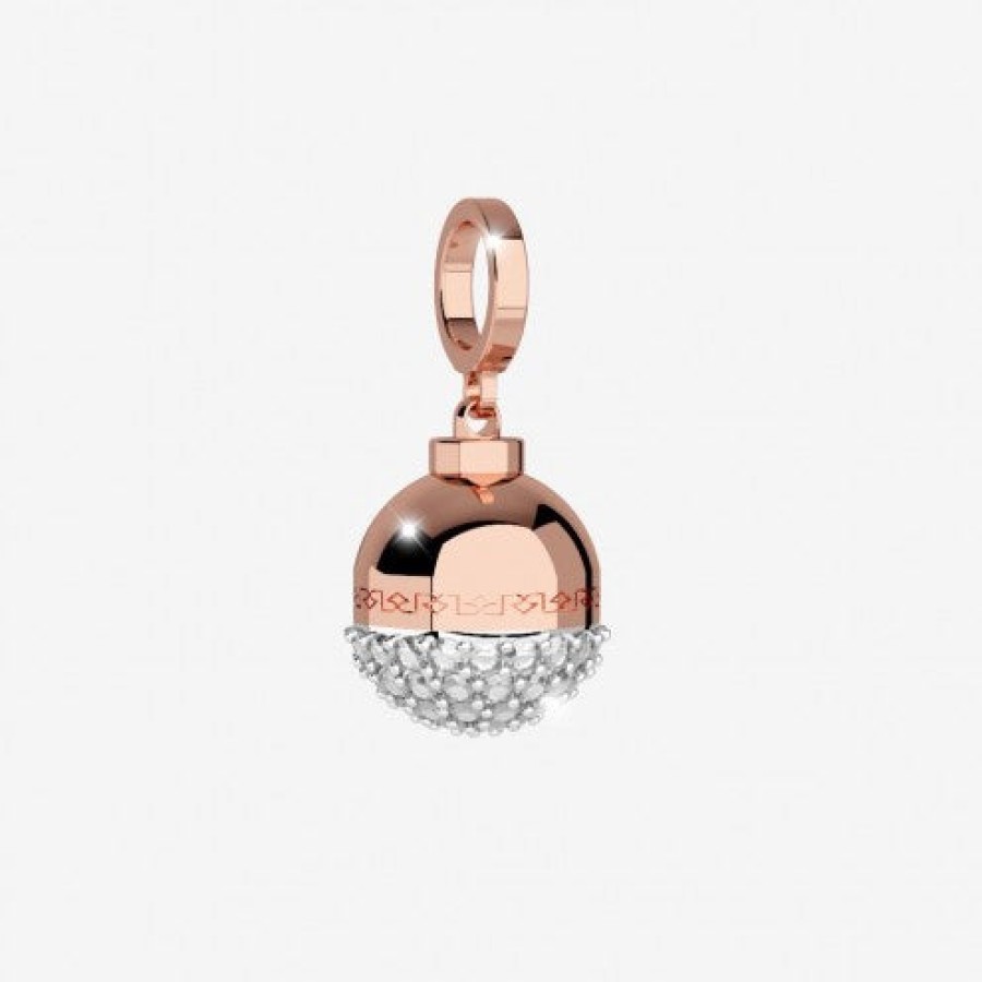 Rebecca My World Rebecca My World Rose Gold Crystal Ball Charm Best