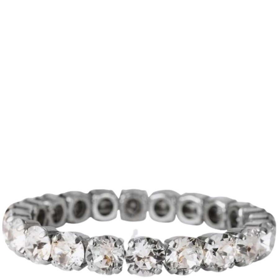 Caroline Svedbom Caroline Svedbom Silver Gia Bracelet - Clear Crystal Online