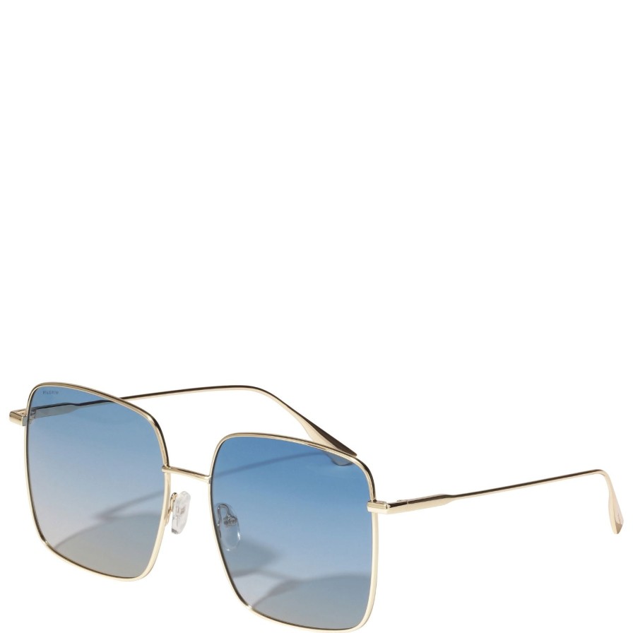 Pilgrim Pilgrim Jonan Sunglasses - Blue/Gold Wholesale