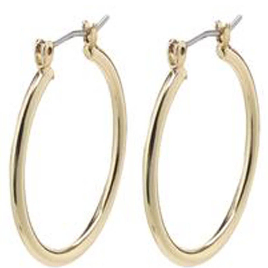 Pilgrim Pilgrim Layla Large Gold Hoop Earrings Online