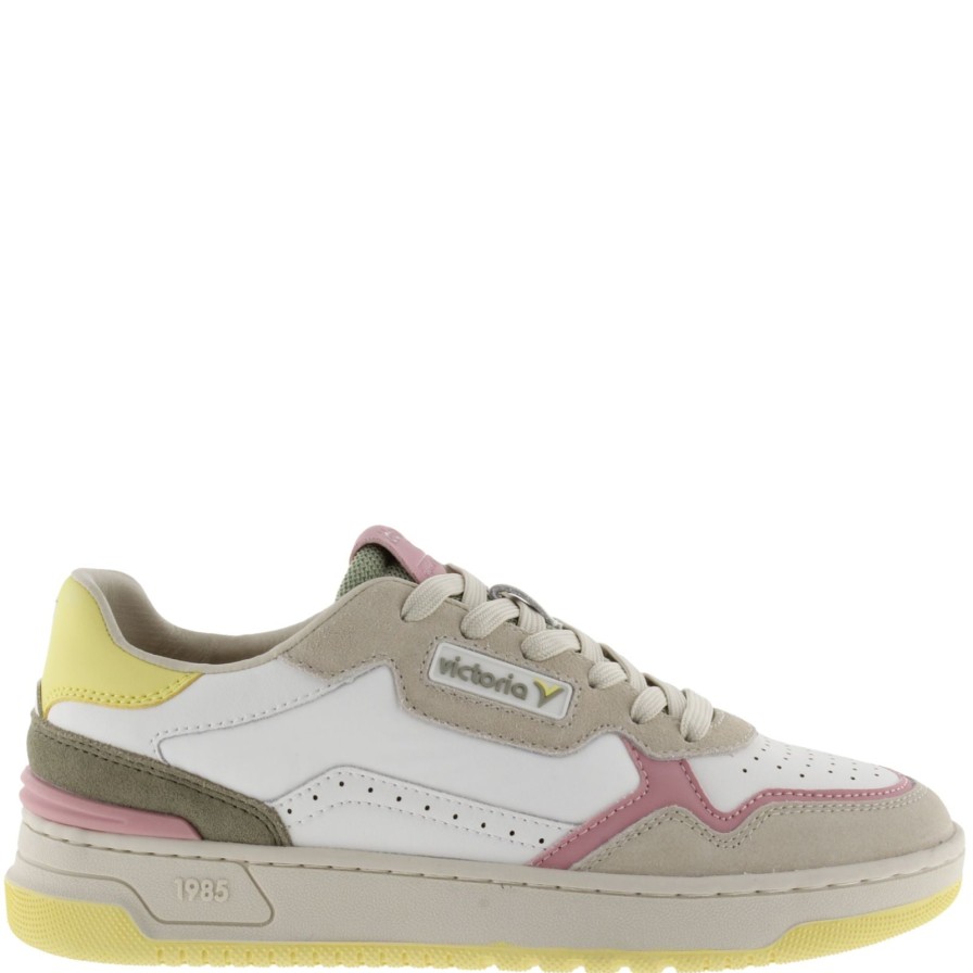 Victoria Victoria C80 Off White Sneakers - Amarillo Hot