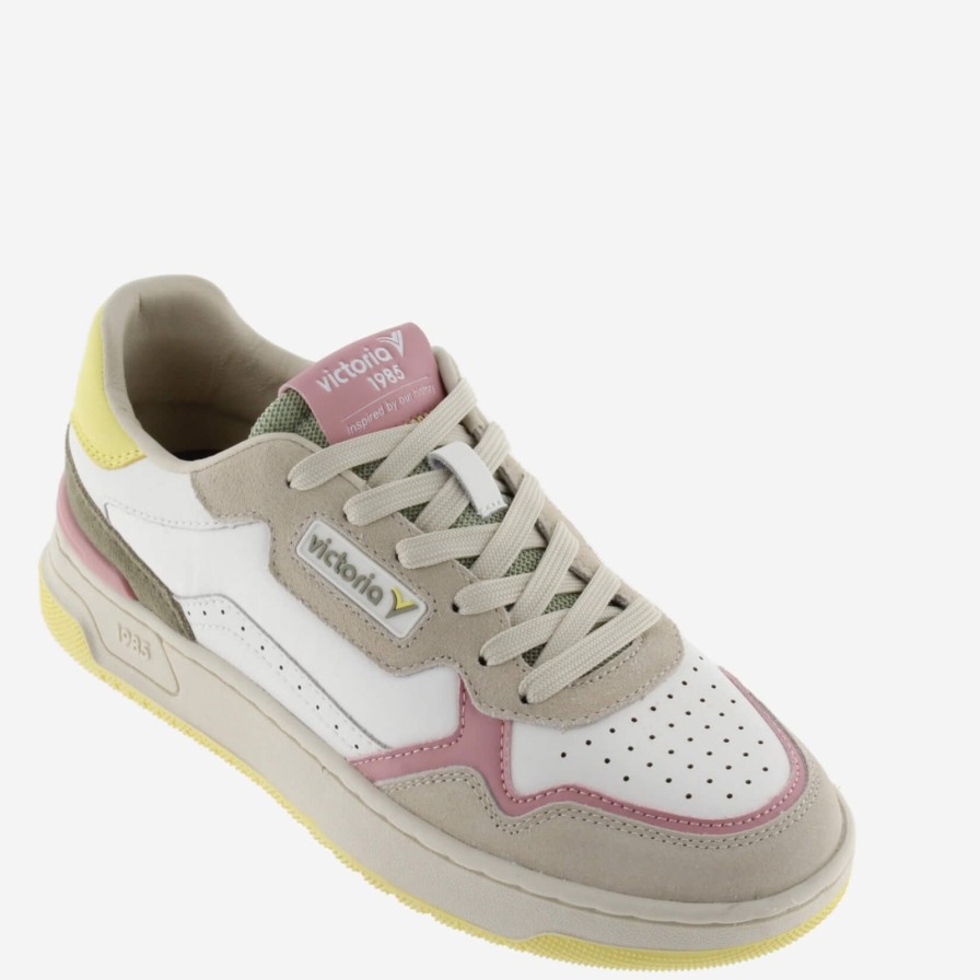 Victoria Victoria C80 Off White Sneakers - Amarillo Hot