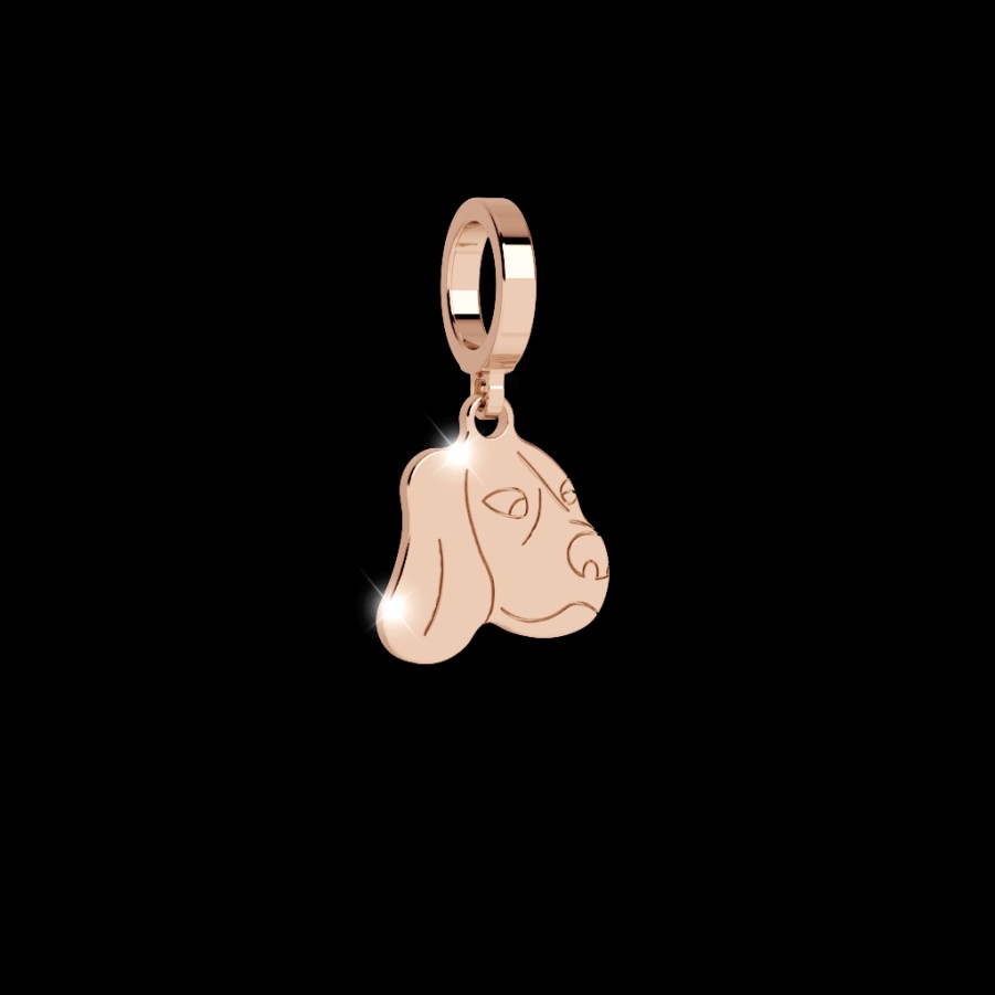 Rebecca My World Rebecca My World Rose Gold Dog Charm Clearance