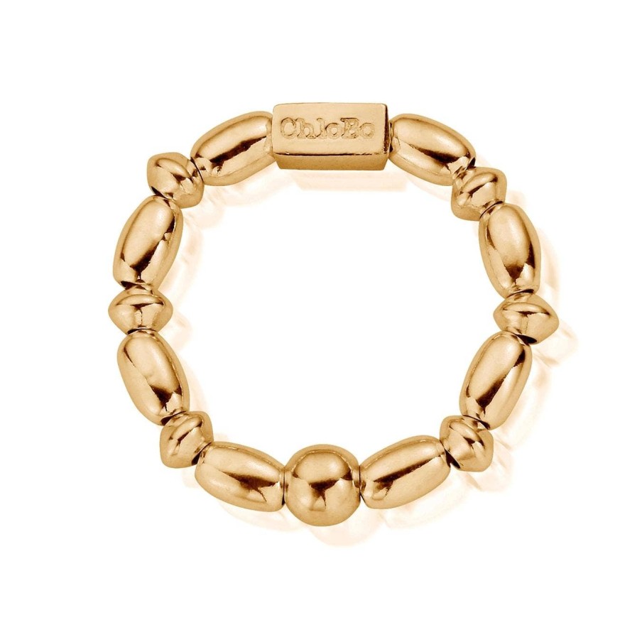 ChloBo Chlobo Mini Rice Ring - Gold Wholesale