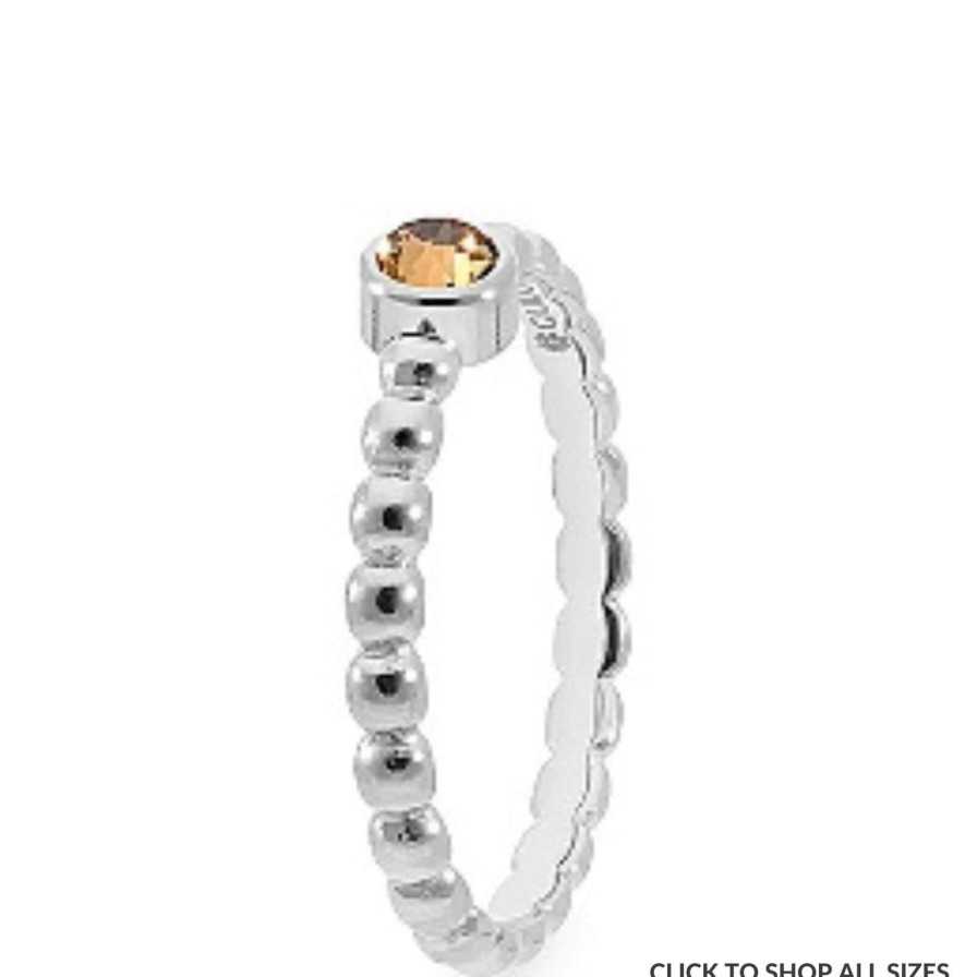 Qudo Qudo Matino Deluxe Silver Ring - Light Smoked Topaz Clearance