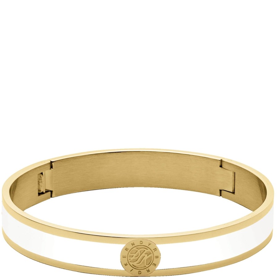 Dyrberg Kern Dyrberg Kern Pennika Gold Bangle - White Hot