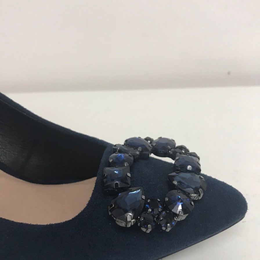 Menbur Menbur Blue Jewelled Stiletto Clearance