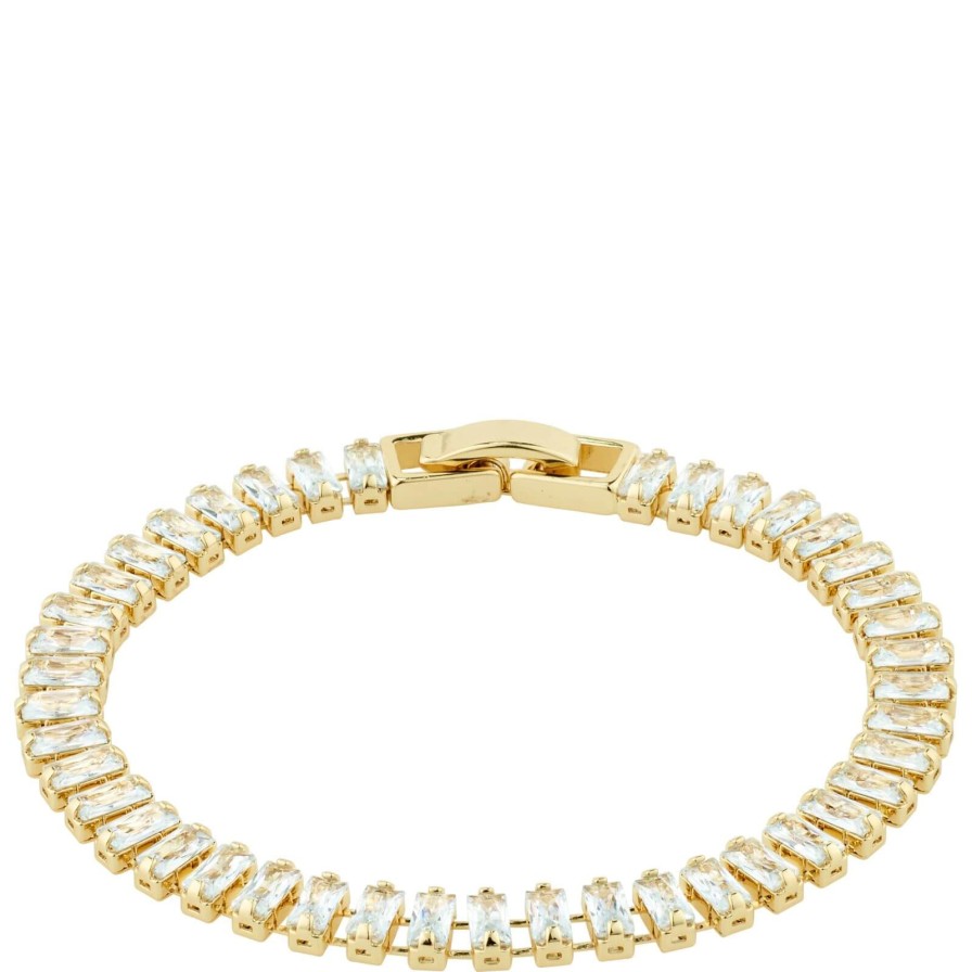 Pilgrim Pilgrim Rue Gold Crystal Bracelet Clearance