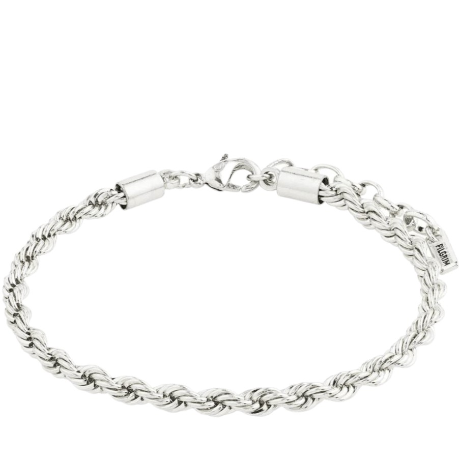 Pilgrim Pilgrim Pam Silver Rope Chain Bracelet Hot