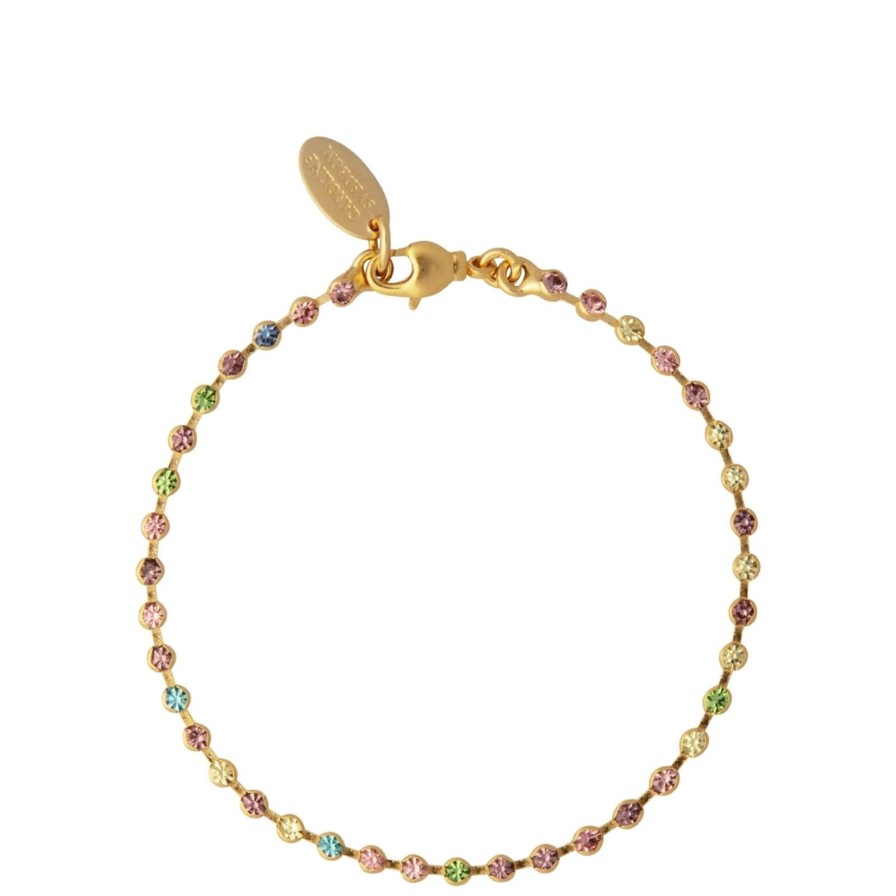 Caroline Svedbom Caroline Svedbom Gold Miro Bracelet - Rainbow Clearance