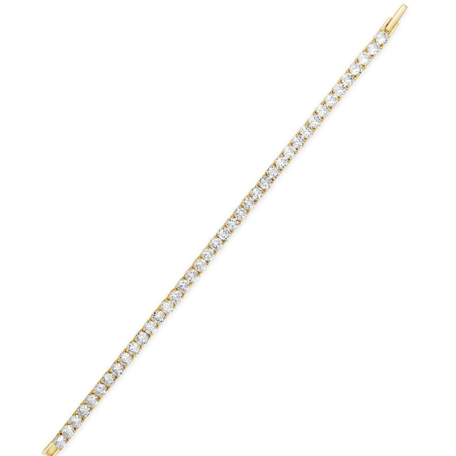 Absolute Absolute Gold Tennis Bracelet Clearance